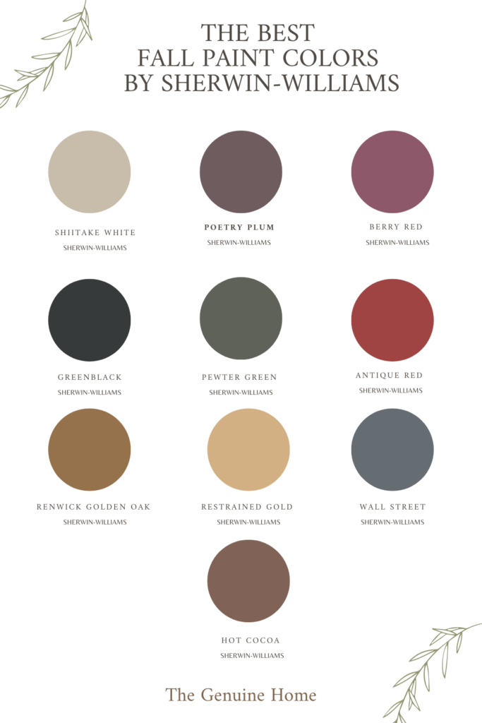 Fall Season Color Palette