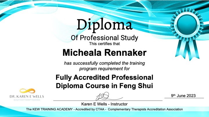 Holistic Interior Designer Certification - Feng Shui